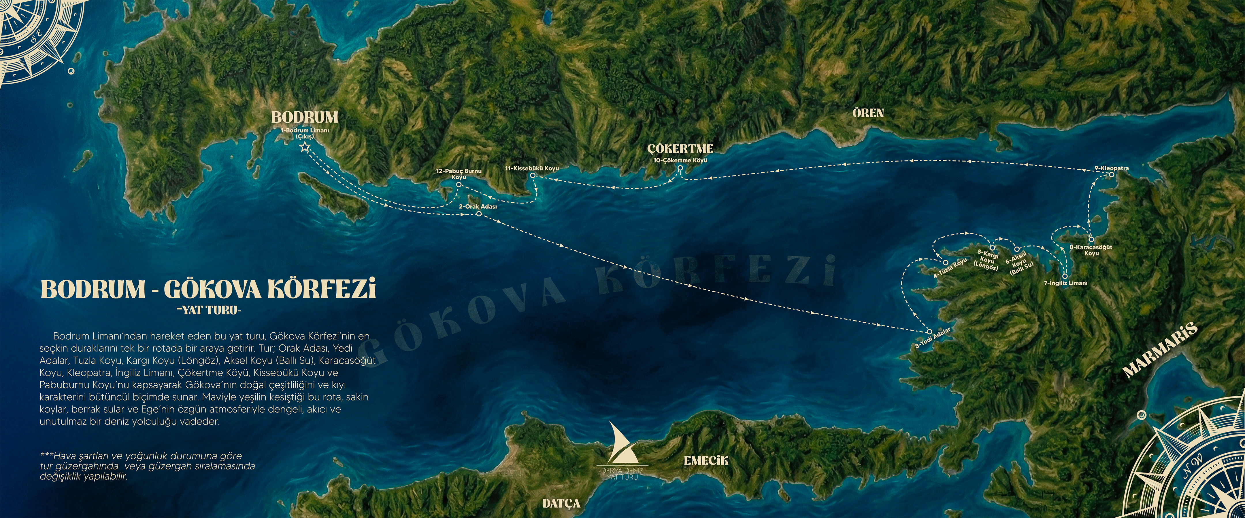 BODRUM GÖKOVA KÖRFEZİ TURU