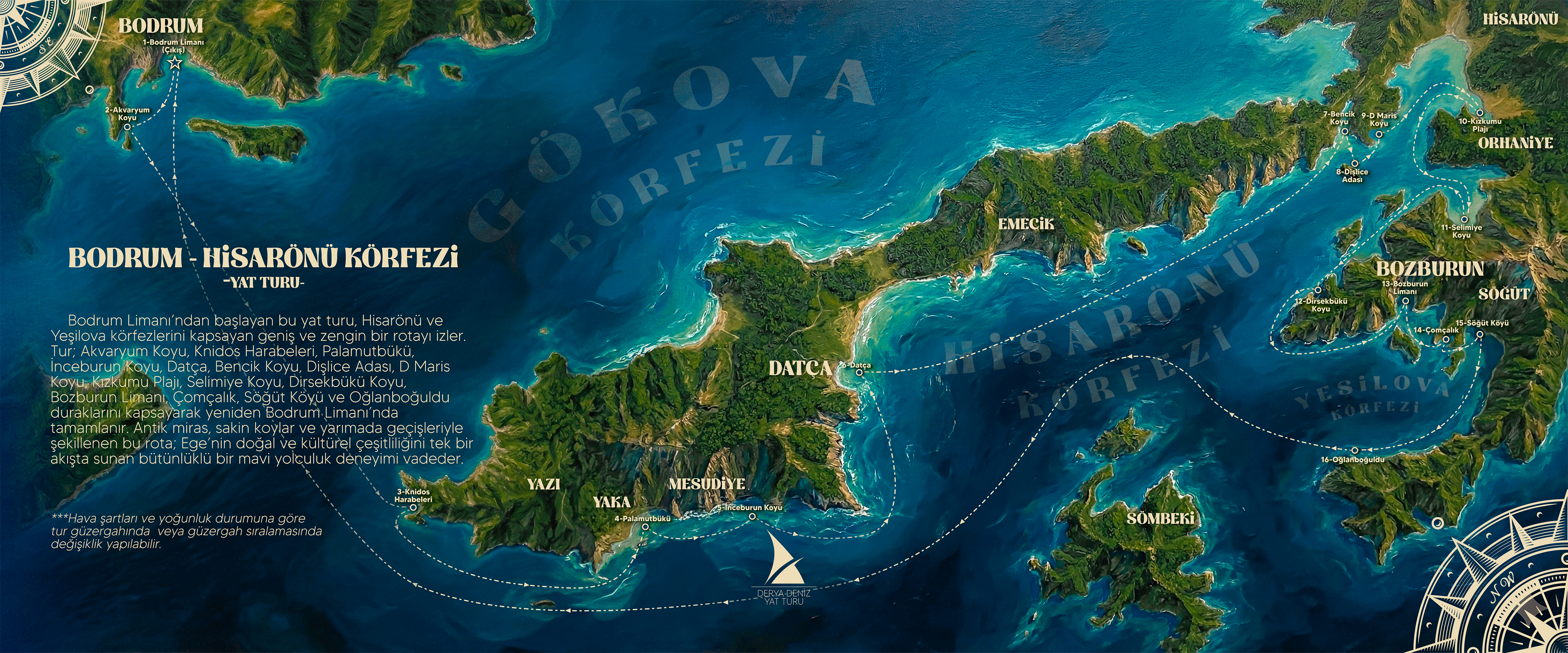 BODRUM HİSARÖNÜ KÖRFEZİ TURU