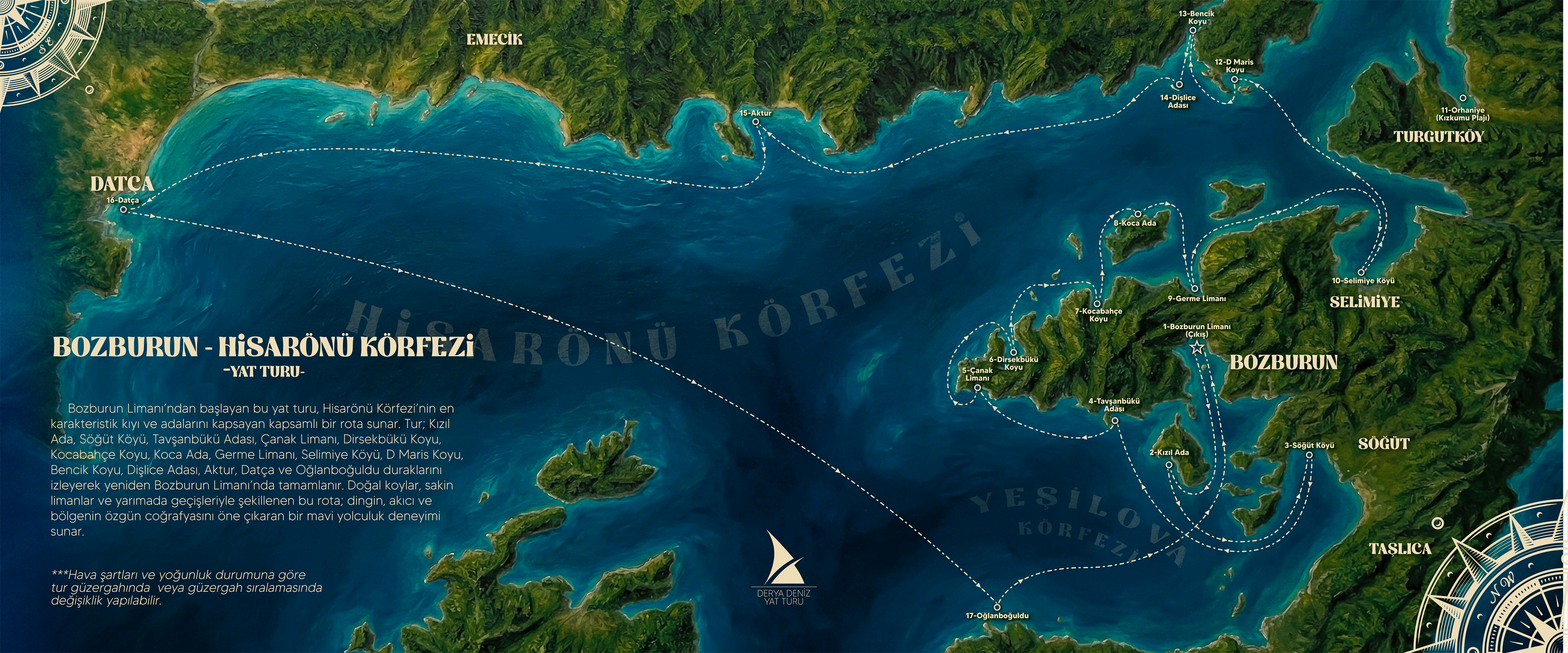 BOZBURUN HİSARÖNÜ KÖRFEZİ TURU