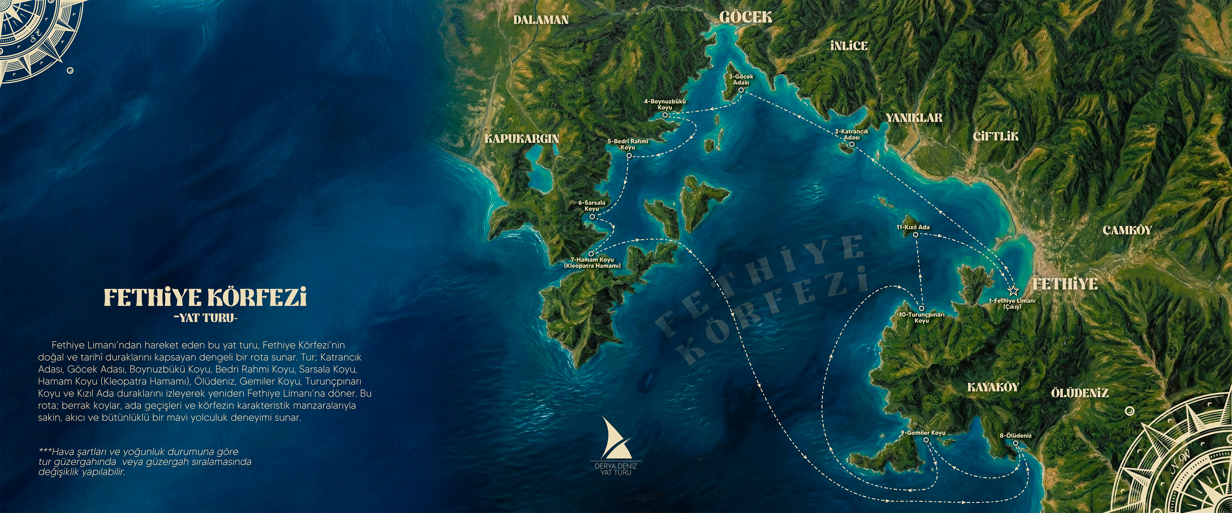 FETHİYE KÖRFEZİ TURU